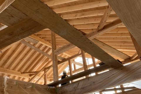 西予市野村町　ログハウス新築工事